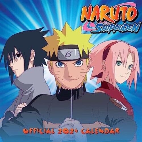 Naruto Shippuden 2024 Square Wall Calendar (Calendar)