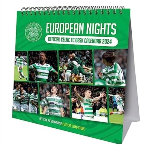 The Celtic FC 2024 Desk Easel Calendar (Calendar)