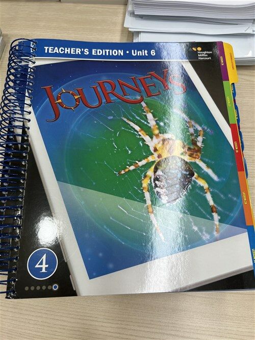 [중고] Journeys Teacher‘s Edition, Volume 6 Grade 4 (Spiral Binding, 2017)