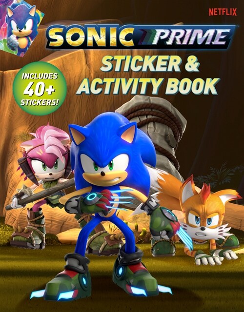 Sonic Prime Sticker & Activity Book: Includes 40+ Stickers (Paperback)