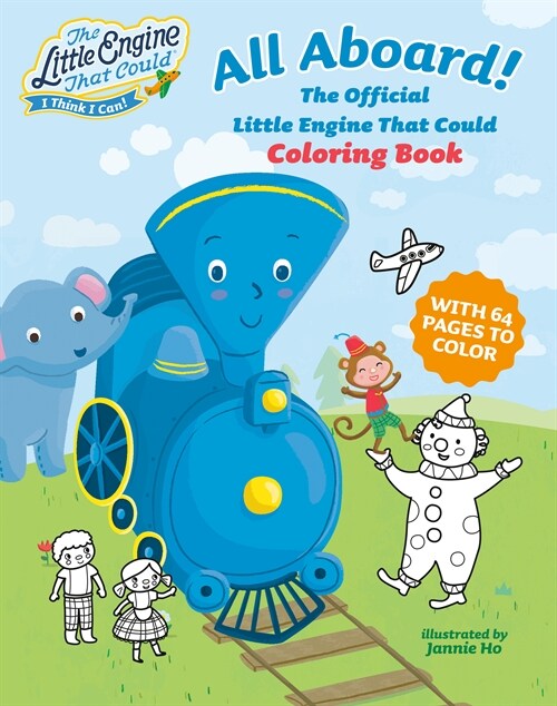 All Aboard! The Official Little Engine That Could Coloring Book (Paperback)