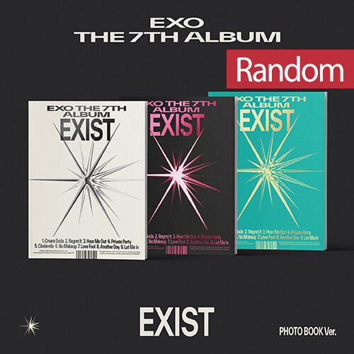 엑소 - 정규 7집 EXIST (Photo Book Ver.) [3종 중 랜덤발송]