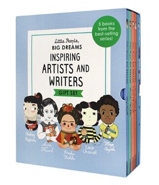Little People, Big Dreams : Inspiring Artist and Writers Gift Set (Hardcover 5권)