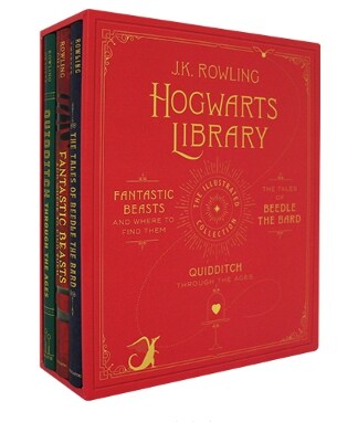 컬러판 J.K. Rowling Hogwarts Library 3 Books (Hardcover 3권)