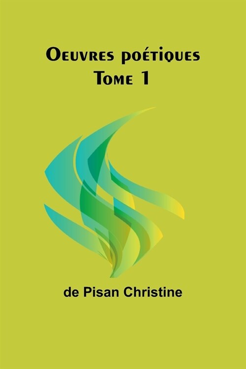 Oeuvres po?iques Tome 1 (Paperback)