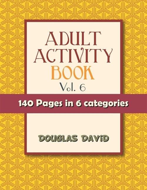 Adult Activity Book: Vol. 6 (Paperback)