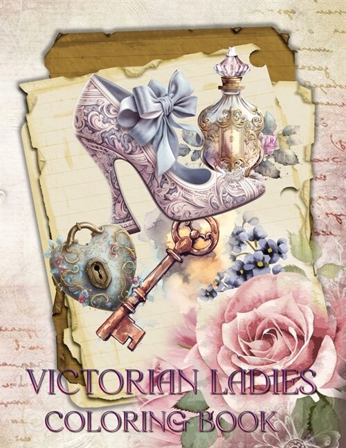 Victorian Ladies Coloring Book (Paperback)