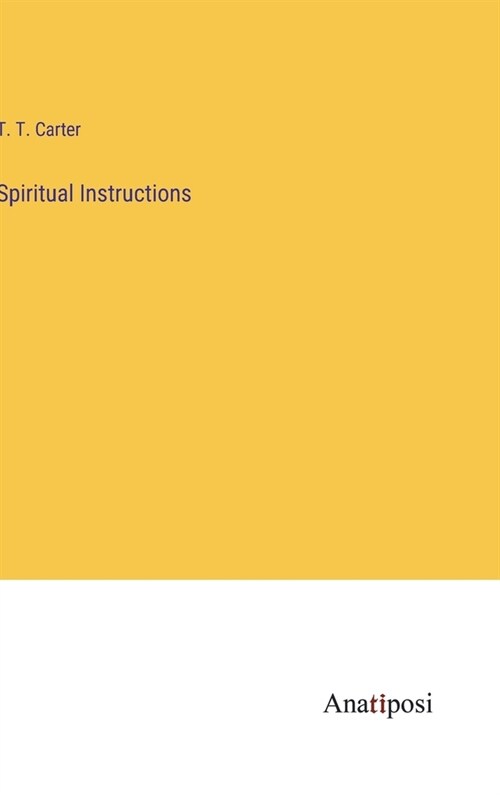 Spiritual Instructions (Hardcover)