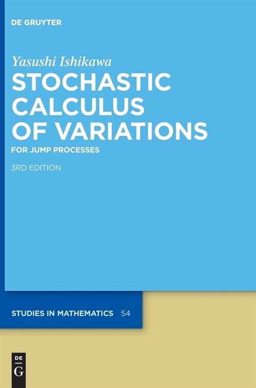 Stochastic Calculus of Variations: For Jump Processes (Hardcover, 3)