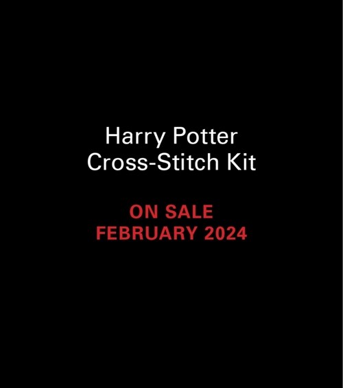Harry Potter Cross-Stitch Kit (Paperback)