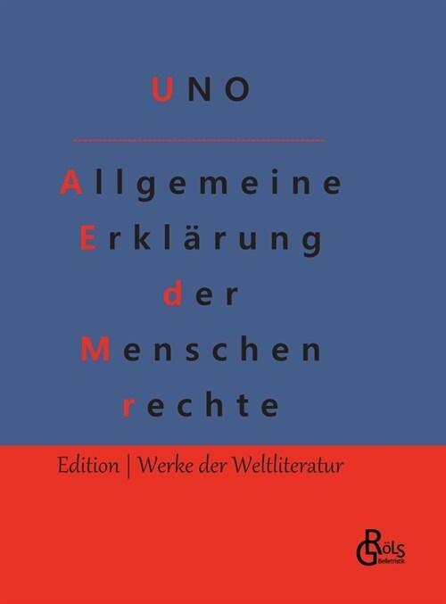 Allgemeine Erkl?ung der Menschenrechte: Deutsch und Englisch (Hardcover)