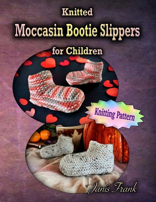 Knitted Moccasin Bootie Slippers for Children (Paperback)