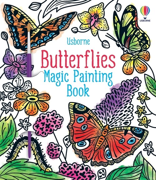 Butterflies Magic Painting Book (Paperback)