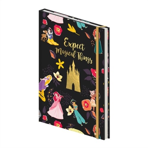 Disney Princess (Expect Magical Things) A5 Premium Notebook (Paperback)