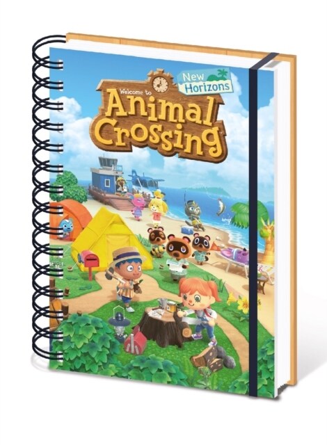 Animal Crossing (New Horizons) A5 3D Notebook (Paperback)