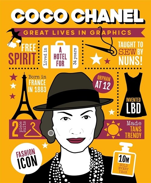 Great Lives in Graphics: Coco Chanel (Hardcover)