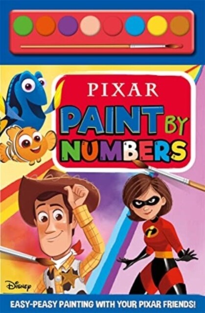 Pixar: Paint By Numbers (Paperback)