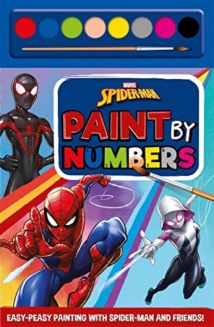 Marvel Spider-Man: Paint By Numbers (Paperback)