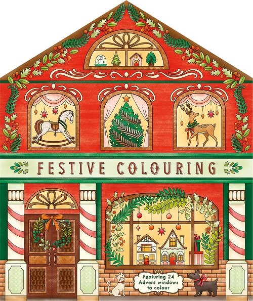 Festive Colouring (Paperback)