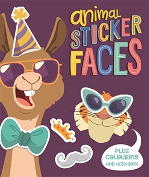 Animal Sticker Faces (Paperback)