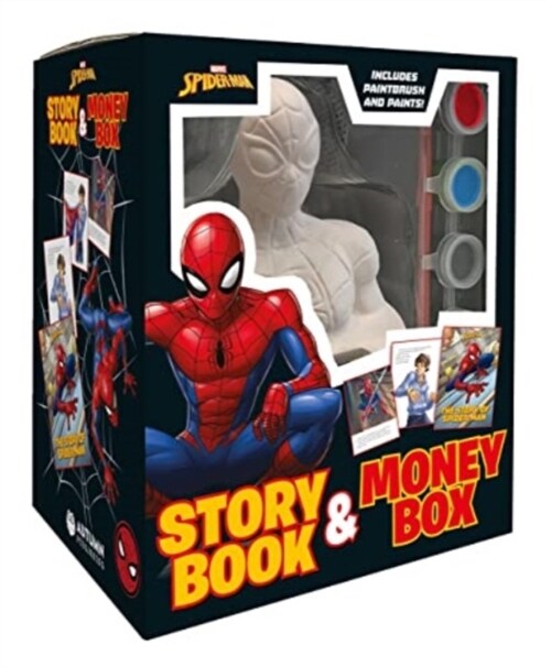 Marvel Spider-Man: Story Book & Money Box (Paperback)