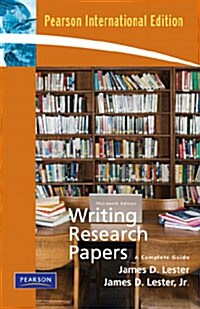 [중고] Writing Research Papers (Paperback, 13th Edition)