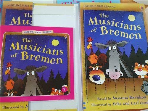 [중고] Usborne First Reading Set 3-07 : The Musicians of Bremen (Paperback + CD )