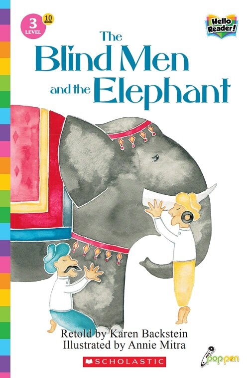 Hello Reader #10: The Blind Men and the Elephant (Level3) (Paperback + StoryPlus QR)