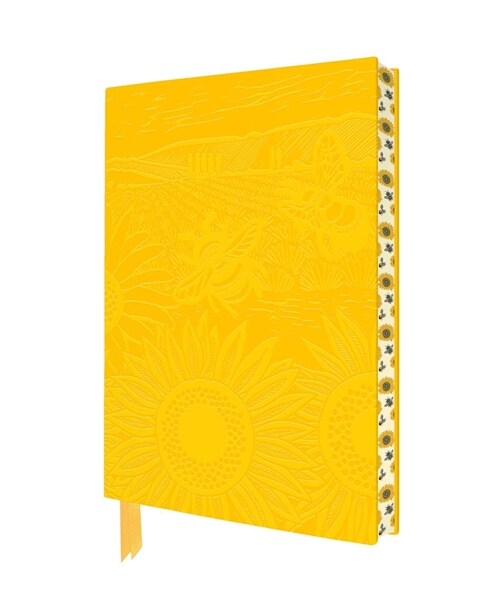 Kate Heiss: Sunflower Fields Artisan Art Notebook (Flame Tree Journals) (Notebook / Blank book)