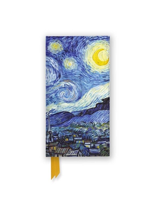 Vincent Van Gogh: Starry Night (Foiled Slimline Journal) (Notebook / Blank book)