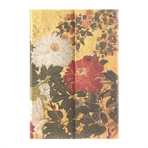 Paperblanks Natsu Rinpa Florals Hardcover Journal Mini Lined Wrap 176 Pg 85 GSM (Other)