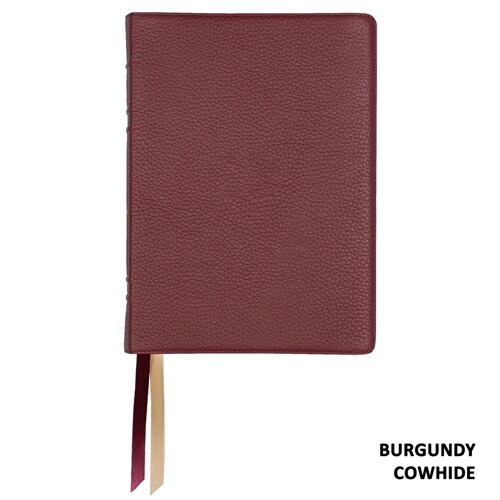 Lsb Giant Print Reference Edition, Paste-Down Burgundy Cowhide (Leather)