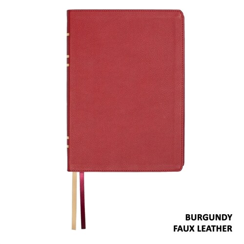 Lsb Giant Print Reference Edition, Paste-Down Burgundy Faux Leather (Imitation Leather)