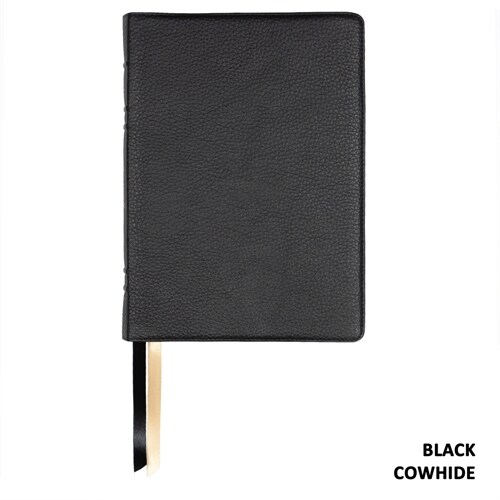 Lsb Giant Print Reference Edition, Paste-Down Black Cowhide (Leather)