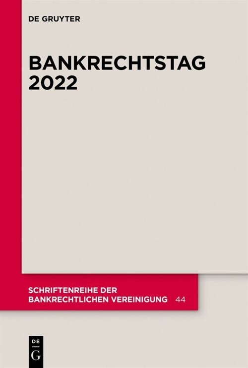 Bankrechtstag 2022 (Paperback)