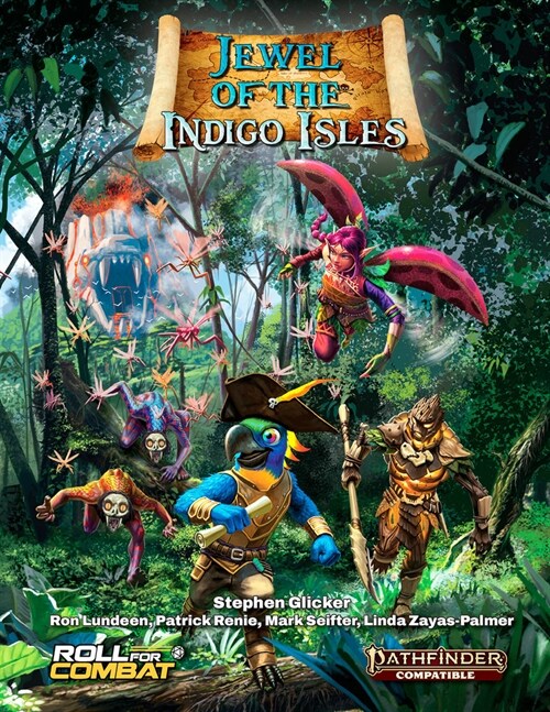 Battlezoo Jewel of the Indigo Isles (Pathfinder 2e) (Hardcover)