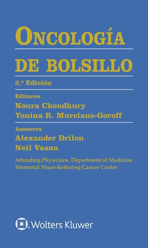 ONCOLOGIA DE BOLSILLO 3ª EDICION (Book)