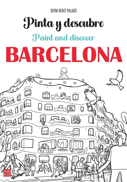 Pinta Y Descubre Barcelona (Paperback)