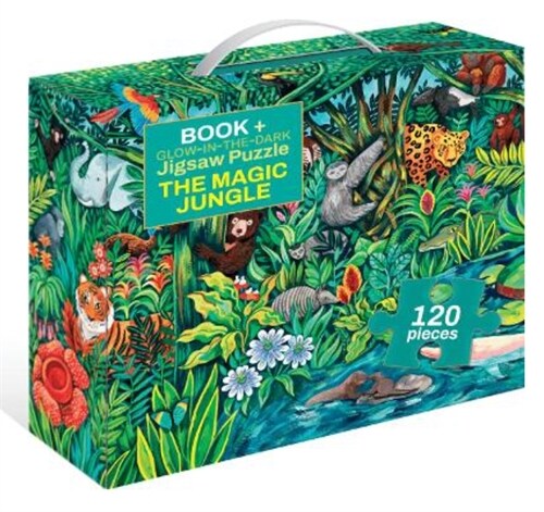 The Magic Jungle : Book + Glow-in-the-Dark Puzzle (Novelty Book)