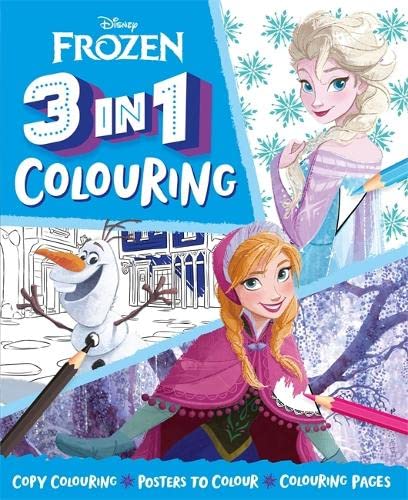 Disney Frozen: 3-in-1 Colouring (Paperback)