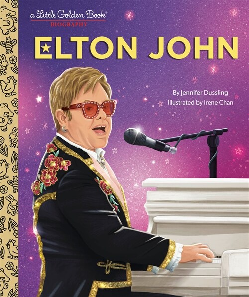 Elton John: A Little Golden Book Biography (Hardcover)