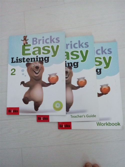 [중고] Bricks Easy Listening 2 (Student Book + Work Book + QR + Dictation CD +  Eb)
