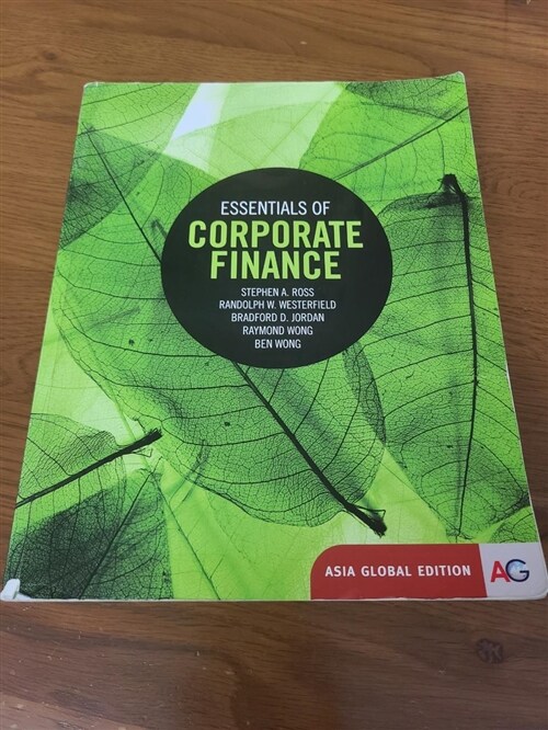 [중고] Essentials of Corporate Finance (Paperback, 8th)