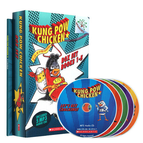 Kung Pow Chicken 5종 세트 with StoryPlus QR코드 (Paperback + mp3 CD + 단어장)