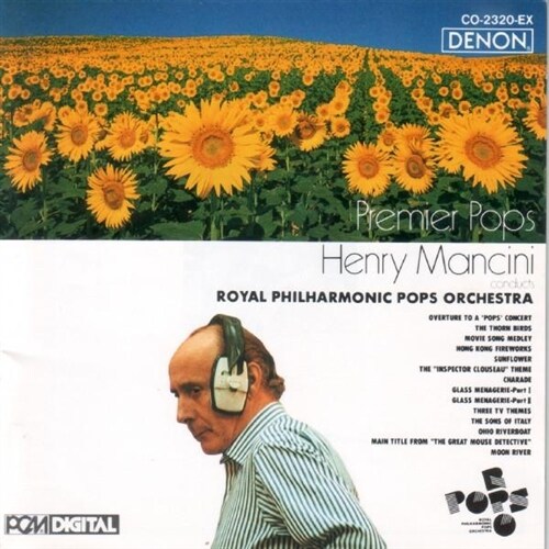 [수입-일본]  Henry Mancini : Thorn Birds, ˝10˝, Sunflower, Moon River, Crazy World, Charade, Newhart