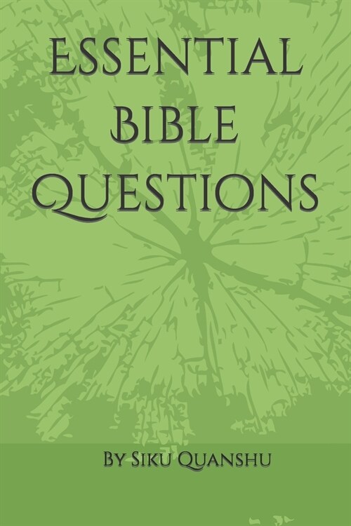 Essential Bible Questions (Paperback)