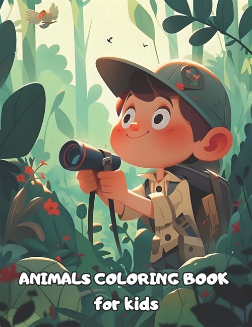 ANIMALS COLORING BOOK for kids (Paperback)