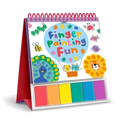 Finger Painting Fun: Easel Coloring Book with 6 Paints (Paperback)