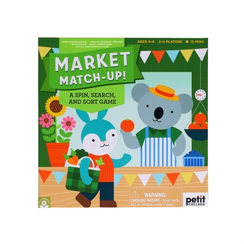 Market Match-Up!: A Spin, Search, and Sort Game (Board Games)