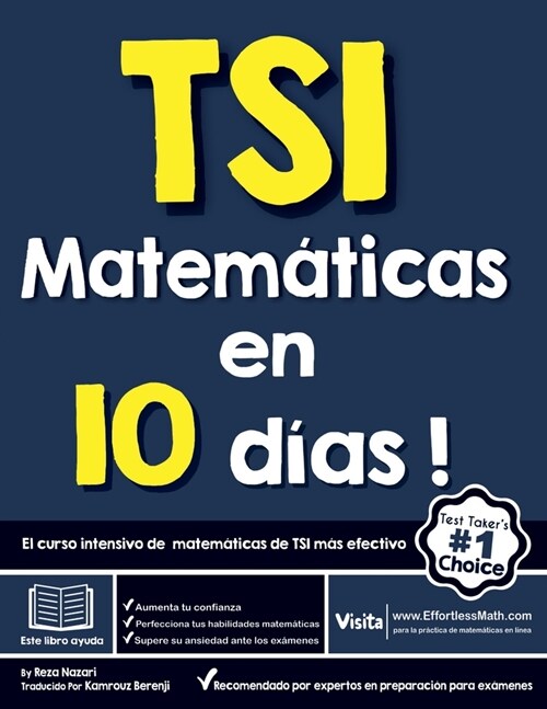 TSI Matem?icas en 10 d?s: El curso intensivo de matem?icas de TSI m? efectivo (Paperback)